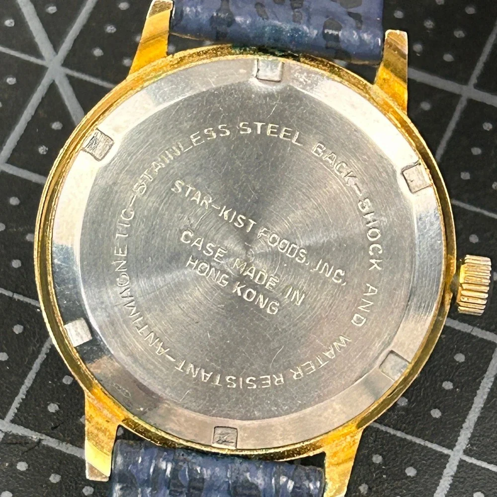 Vintage 1971 Star-Kist Charlie‎ the Tuna Watch Swiss Mechanical Movt Working